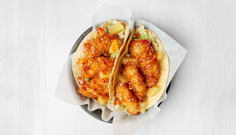 Coconut Shrimp Tiki Tacos