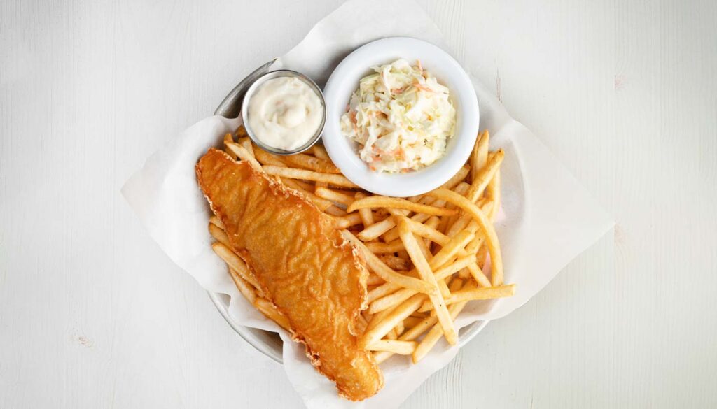 Beer Battered Fish & Chips